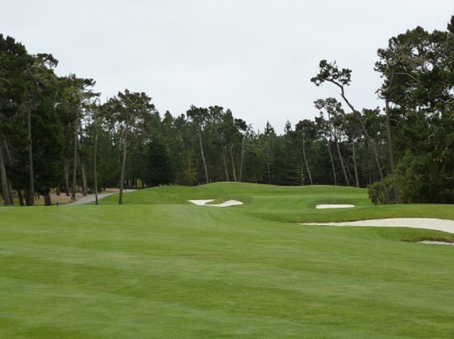 the 16th at Poppy Hills. from the fairway. What a great hole